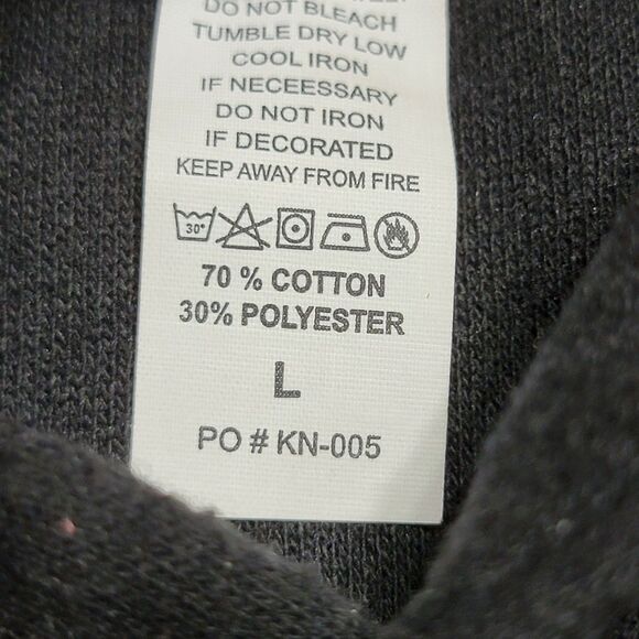 Texas LS Black Unisex Hoodie "The Lone Star State" - Size Large* - Picture 4 of 4